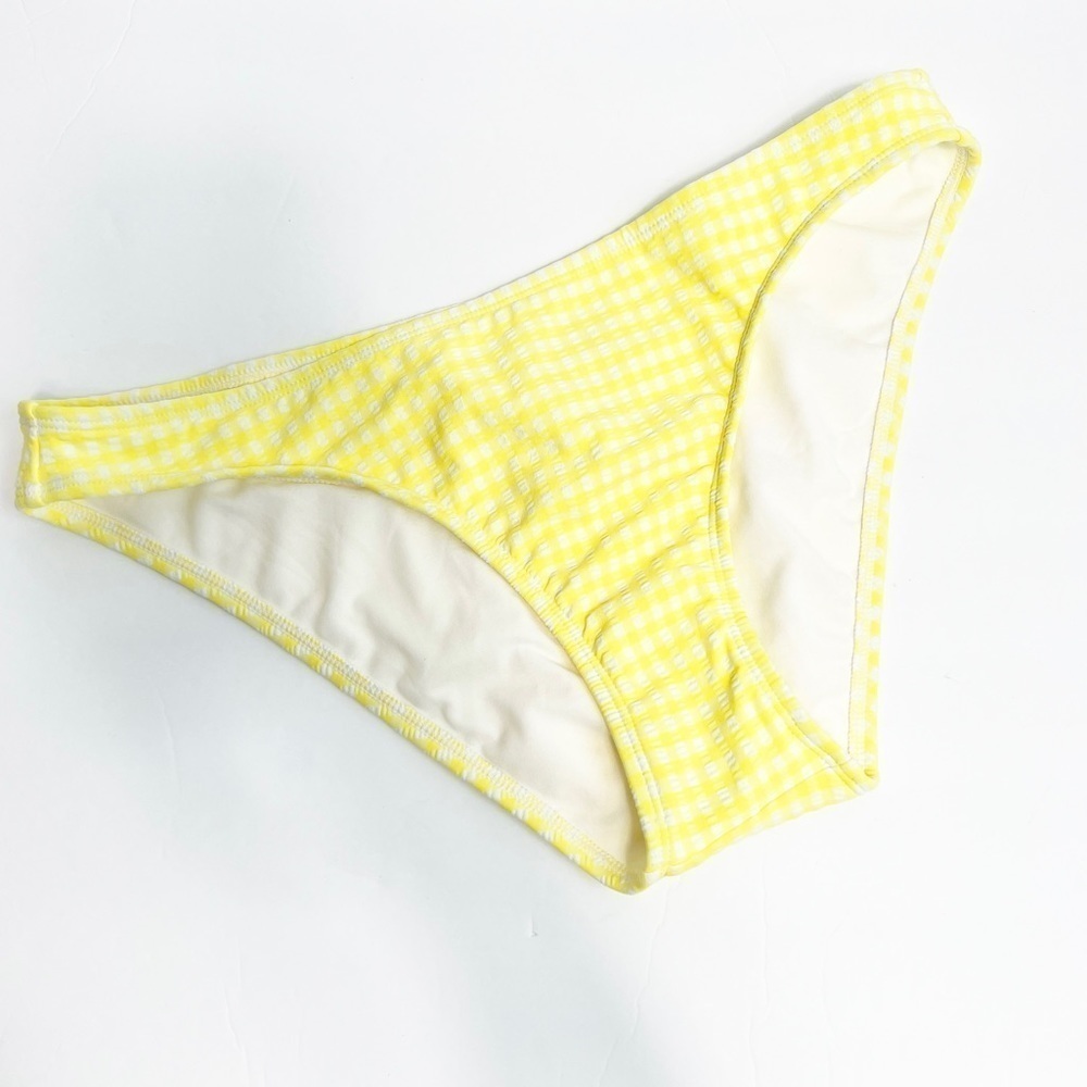XHILIRATION YELLOW WHITE CHEEKY WOMEN BIKINI BOTTOM LARGE BRAND NEW